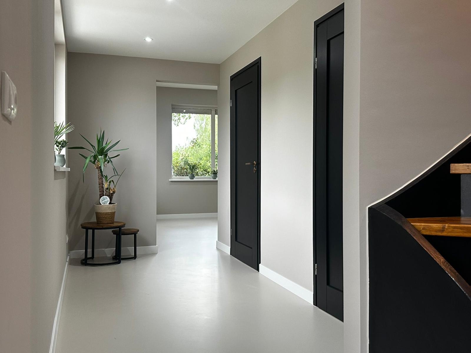 Modern schilderwerk interieur